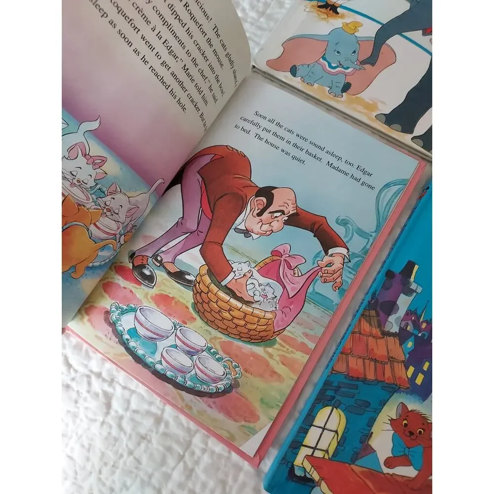 Lot Of 10 Wonderful World Of Reading Disney Books EUC Aristocats Pooh Dumbo Jafr